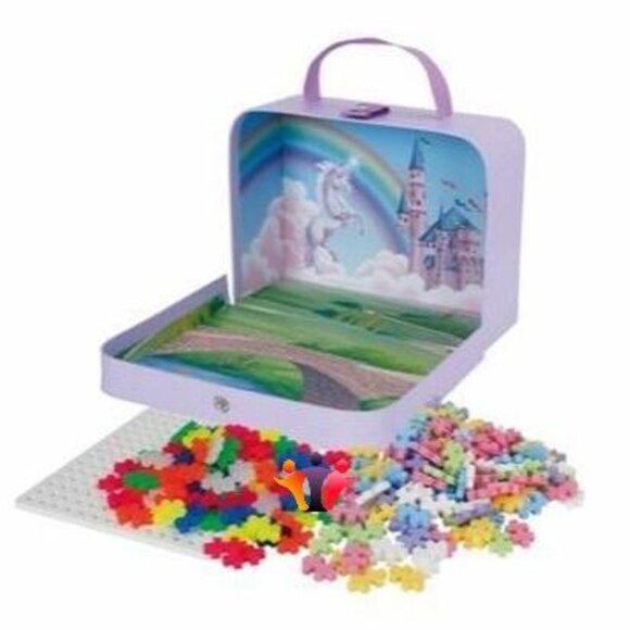 Plus-Plus Pastel 400 pieces Unicorn Fairy Tale Suitcase New Sealed Age 5+ - Picture 3 of 15